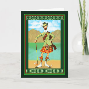 Tarjeta Feliz Cumpleaños Golf