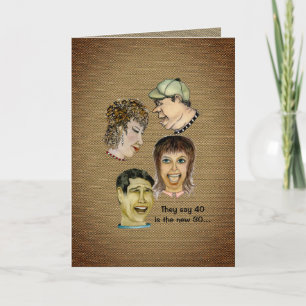 Tarjeta Feliz cumpleaños gracioso a cualquier edad que sea