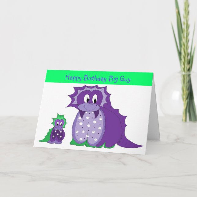 Tarjeta Feliz cumpleaños, gran hombre (Anverso)