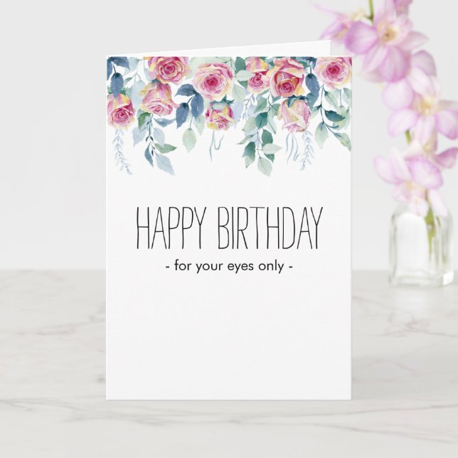 TARJETA FELIZ CUMPLEAÑOS (HÁGANME UN FAVOR) (Orquídea)