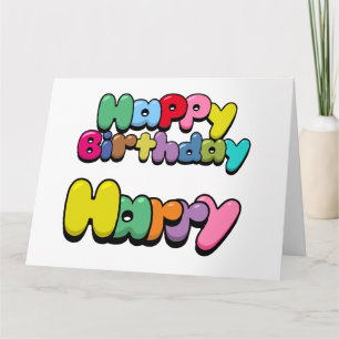 Tarjeta Feliz cumpleaños Harry