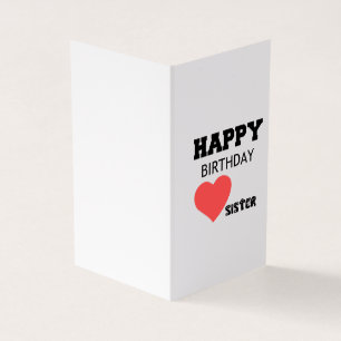 TARJETA FELIZ CUMPLEAÑOS HERMANA