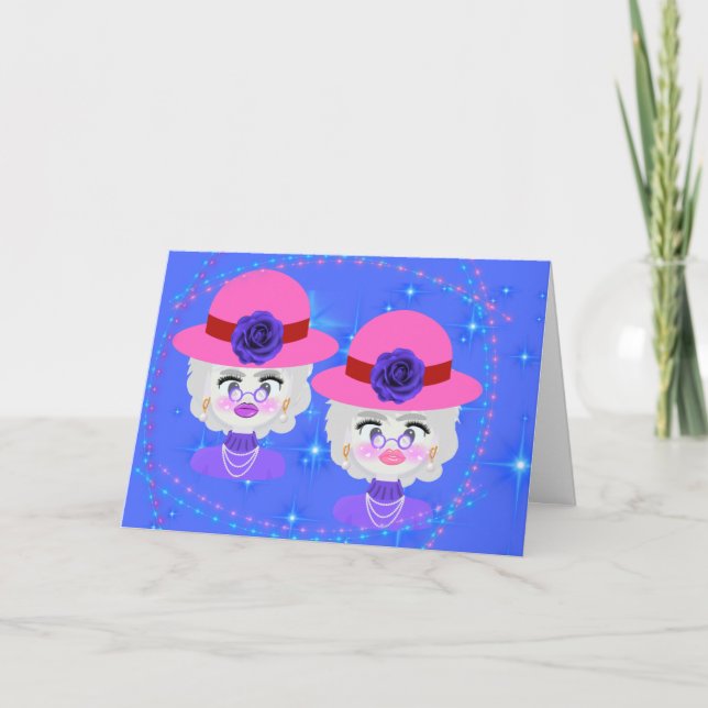 Tarjeta Feliz cumpleaños, hermana (Anverso)