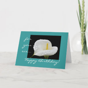 Tarjeta ¡Feliz cumpleaños, hermana!