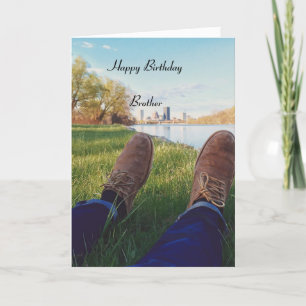 Tarjeta Feliz cumpleaños hermano