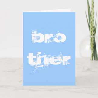 Tarjeta Feliz cumpleaños hermano
