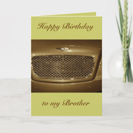 Tarjeta Feliz cumpleaños hermano de hermano/hermana