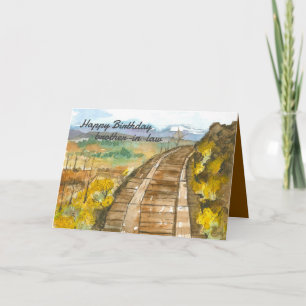 Tarjeta Feliz cumpleaños, Hermano en Derecho, pistas de fe