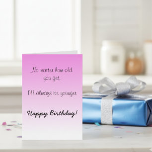 Tarjeta Feliz cumpleaños hermano hermano hermano mayor Hum