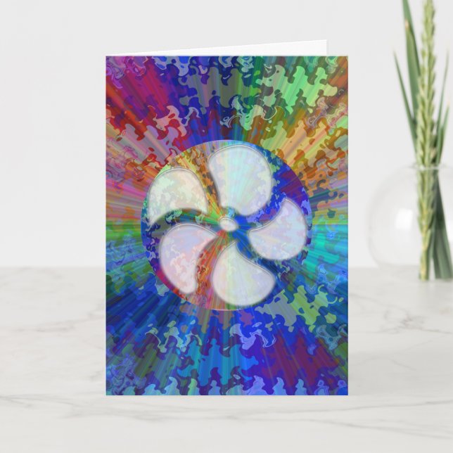 Tarjeta Feliz Cumpleaños - Hermosa por Dentro Texto Impres (Anverso)