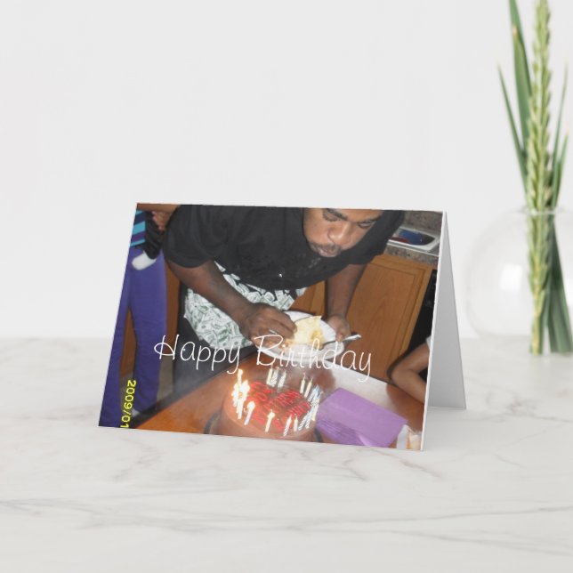 Tarjeta Feliz cumpleaños hijo (Anverso)