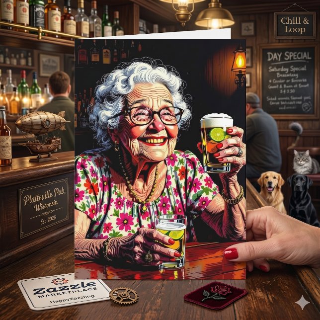 Tarjeta Feliz Cumpleaños | Humor de Envejecimiento Diverti (Subido por el creador)
