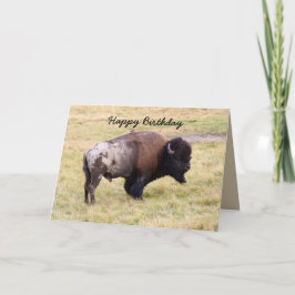 Tarjeta Feliz cumpleaños, humor polvoriento de Bull del