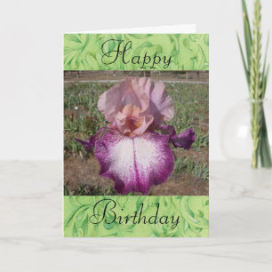 Tarjeta Feliz cumpleaños - Iris