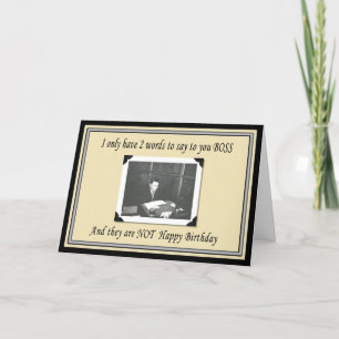 Tarjeta Feliz cumpleaños, jefe
