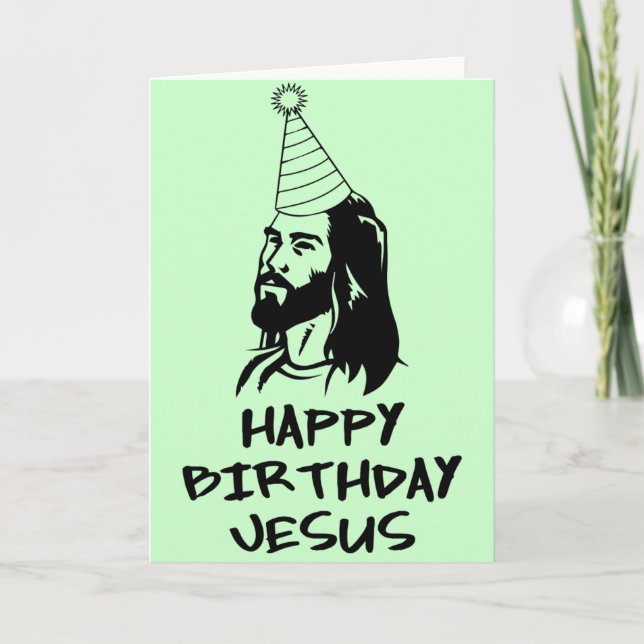 Tarjeta Feliz Cumpleaños Jesús (Anverso)