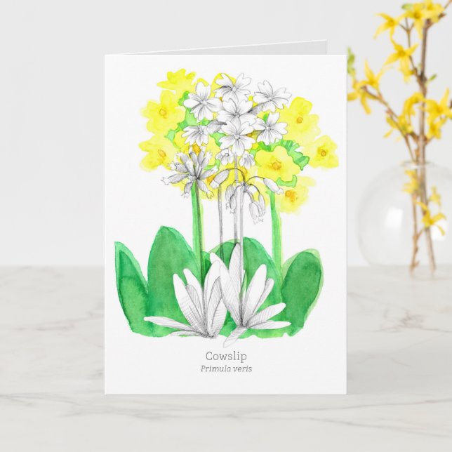 Tarjeta Feliz cumpleaños, lenguaje de payasos amarillos de (flor amarilla)