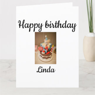 Tarjeta Feliz cumpleaños Linda