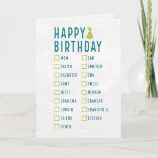 Tarjeta Feliz cumpleaños... los compré a granel.