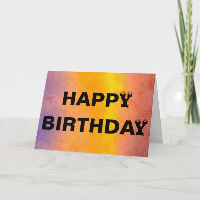 Tarjeta Feliz cumpleaños - los que no dicen su edad (Anverso)