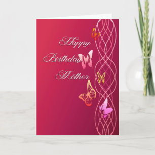 Tarjeta Feliz cumpleaños, madre