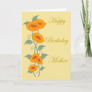 Tarjeta Feliz cumpleaños, madre