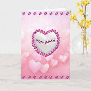 Tarjeta Feliz cumpleaños, magnífico y brillante