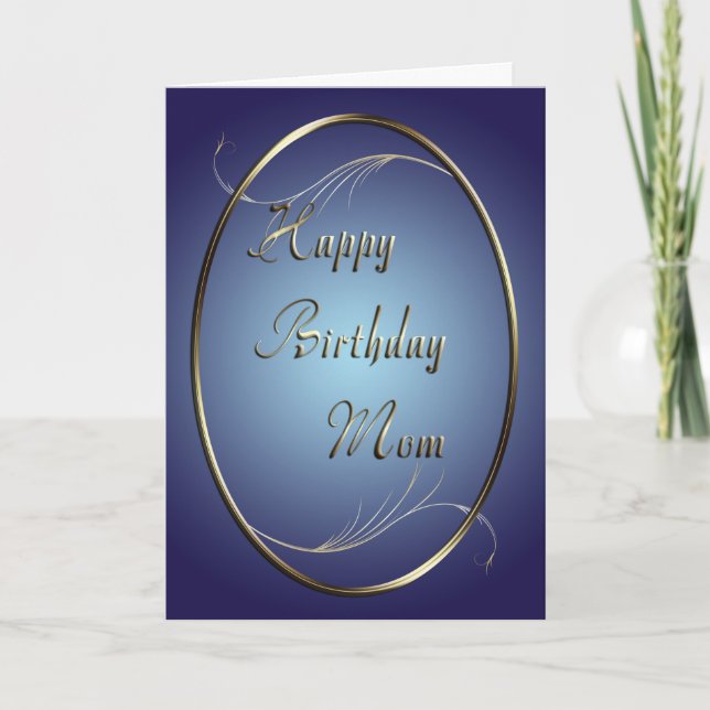Tarjeta Feliz cumpleaños, mamá (Anverso)