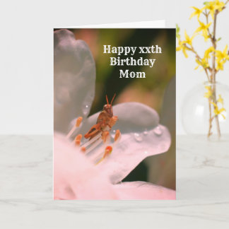 Tarjeta Feliz cumpleaños, mamá Azalea Flower Card
