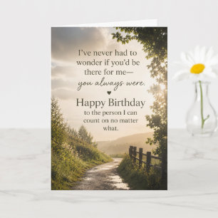 Tarjeta Feliz Cumpleaños Mamá Cita Lluvia y Sol Esperanzad