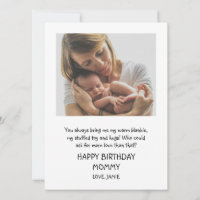 Feliz cumpleaños mamá del bebé