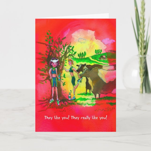 Tarjeta Feliz Cumpleaños Maratonista - Salty Runners (Anverso)