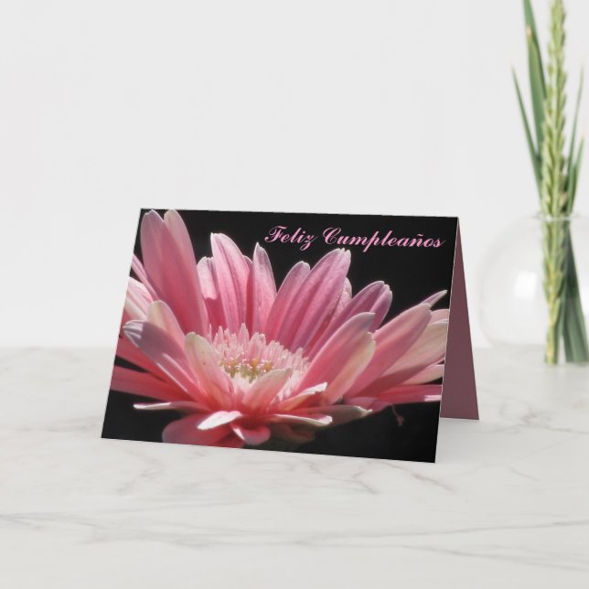 Tarjeta - Feliz cumpleaños - Margarita Rosa (Anverso)