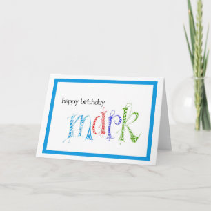 Tarjeta Feliz cumpleaños Mark
