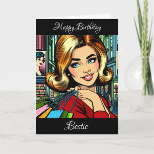 Tarjeta Feliz Cumpleaños Mejor Amiga