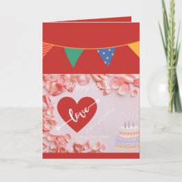 Tarjeta Feliz cumpleaños, mi amor