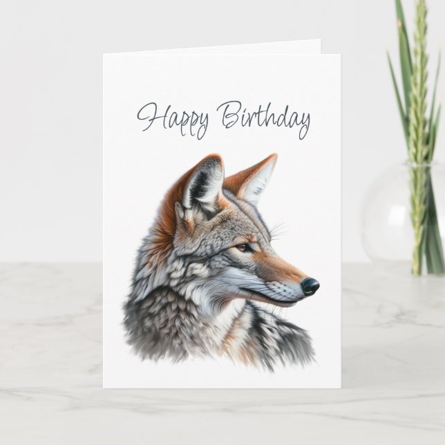 Tarjeta Feliz cumpleaños, mi cosa salvaje favorita románti (Anverso)
