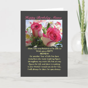 Tarjeta Feliz cumpleaños Moma