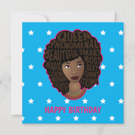 Tarjeta Feliz cumpleaños, Motivadoras mujeres negras estre