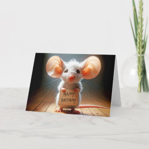 Tarjeta Feliz Cumpleaños Mouse