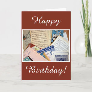 Tarjeta Feliz cumpleaños, música