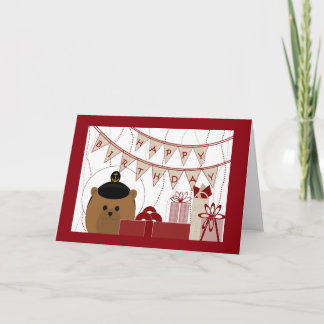 Tarjeta ¡Feliz cumpleaños, Navy Sailor!