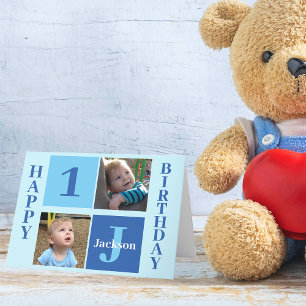 Tarjeta Feliz cumpleaños niño lindo Personalizado niños az