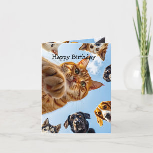 Tarjeta Feliz Cumpleaños No es Agradable Sorprender a la G