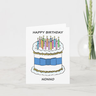 Tarjeta Feliz cumpleaños Nonno