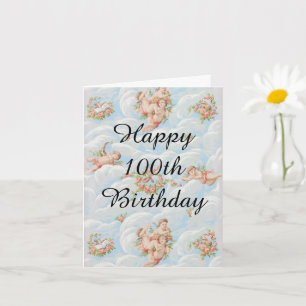 Tarjeta Feliz cumpleaños número 100.