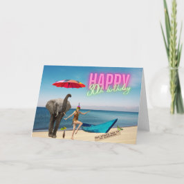 Tarjeta Feliz cumpleaños número 30