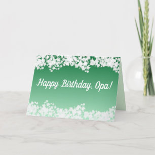 Tarjeta ¡Feliz cumpleaños, Opa!