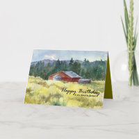 Feliz cumpleaños, paisaje favorito de granjeros gr
