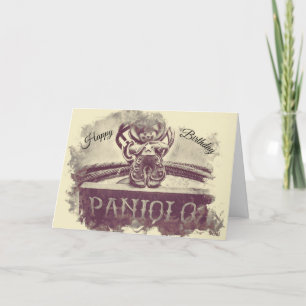 Tarjeta Feliz cumpleaños Paniolo